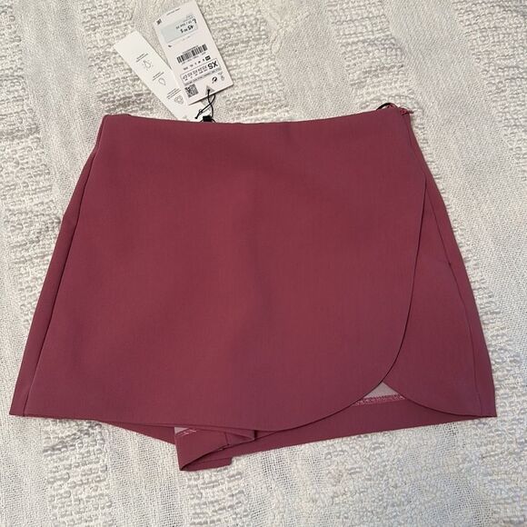 Zara Skort High Waist - Mauve - Picture 6 of 11